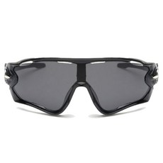 다파랑 스포츠 사이클링 아웃도어 고글 스타일 선글라스 HJ0731, 올블랙, 1개