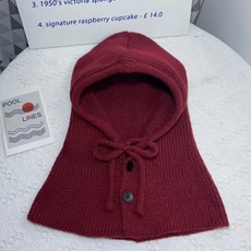 Malltoday 女性用熱門滑雪圍脖, 1個, 05 紅色針織圍巾