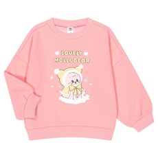 mollimelli 可愛小熊絨毛大學T恤