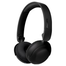 필립스 다이나믹 베이스 초경량 Ai 마이크 내장 블루투스 무선 헤드폰, 블랙, TAH2209