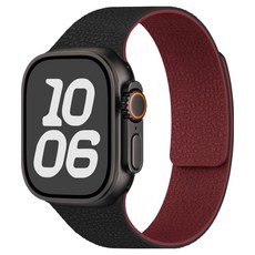 Focus&Choice 堅固運動風運動手錶, 黑色配酒紅色, 1個