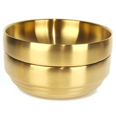 Neotree 鈦金雙層麵碗 小 190 x 190 x 70 mm, 2個, 金色