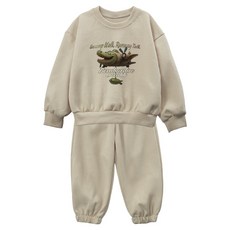 LITTLE RABBIT Brainrot 大學T 親子裝 上下套裝