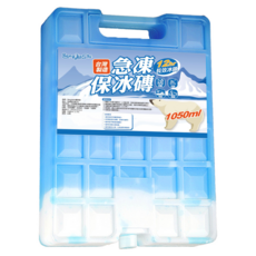 BangJiaShi 幫家適 急凍保冰磚 台灣製 12小時長效冰鎮 大(25 x 20.5 x 3cm) 1050ml, 1個, 1個裝