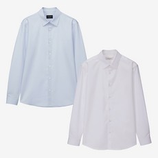 MIND BRIDGE 男士易護理正裝襯衫 2件組 MADS01C2