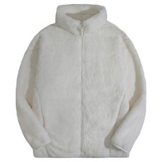 M.N.C 男女通用基本款刷毛拉鍊外套 MDJK306WS