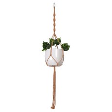 恐龍壁掛繩彩色網花盆架 款式2, 單色, 一層