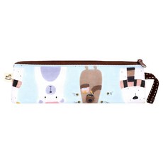 uma hana 防水短筷套 星空北極熊印花, 1個, 淺藍色