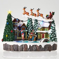 Modern House 花式滑冰USB移動音樂盒, 混合色, 高17公分