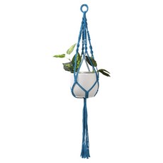 恐龍壁掛繩彩色網花盆架 款式9, 單色, 一層