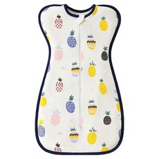 Starbean 新生兒用2way拉鍊圖案包巾 L