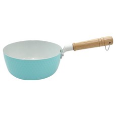 IDINA 電磁爐 IH 陶瓷錘紋便利鍋, 1個, 薄荷綠, 18cm