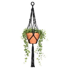 恐龍壁掛繩彩色網花盆架 款式12, 單色, 一層