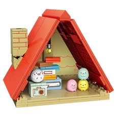 AURORA World 角落生物 房屋系列 粉圓的閣樓, 1個, 混合顏色