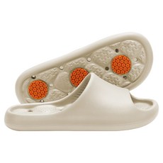 Puimi 舒適緩震防滑拖鞋, 1個, 米色