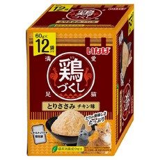 이나바 고양이 치킨가득파우치 닭가슴살&치킨 스프 12p, 혼합맛(닭가슴살/치킨), 720g, 1개