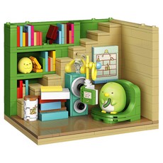 AURORA World 角落生物 房屋系列 企鵝的思考瞬間, 1個, 混合顏色