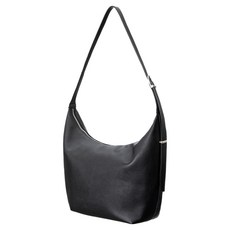 MIND BRIDGE 男女通用皮革Hobo包 MZBG0050, BLACK