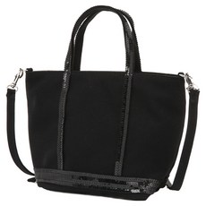 VANESSA BRUNO 亮片裝飾棉質卡巴托特包 VIBA5F