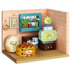 AURORA World 角落小夥伴房屋系列 貓咪的和平小屋, 1個, 混合顏色