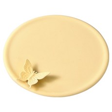 SP SAUCE 蝴蝶造型矽膠杯蓋, 1個, 奶油色