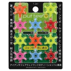 Golf it Footy T241 塑膠高爾夫球釘座套組, 1套, MIX