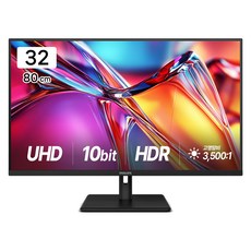 필립스 4K UHD 보더리스 HDR 스피커 무결점 모니터, 32E1N1800LA, 80cm