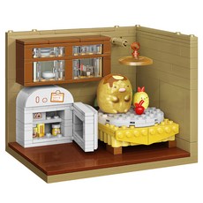 AURORA World 角落生物 房屋系列 炸豬排的快樂用餐準備, 1個, 混合色