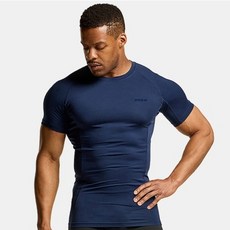 tesla 男款機能內搭圓領短袖