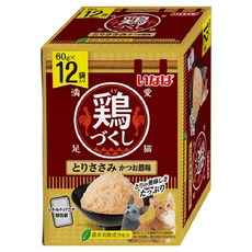이나바 고양이 치킨가득 파우치 간식 12p, 혼합맛(닭가슴살/가다랑어포), 720g, 1개