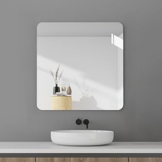 Alleophom 便利黏貼式壓克力壁鏡 TYPE5 30 x 30 cm, 單一顏色