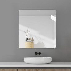 Alleophom 便利黏貼式壓克力壁鏡 TYPE1 20 x 20 cm, 單一顏色