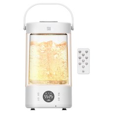 GamsungElectronics 大容量情境燈 低噪音 可整桶清洗 可賞水霧 加熱式加濕器, 白色, FU-H26WT
