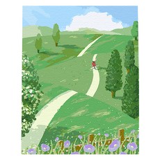 Play about DIY 名畫油畫繪圖套組 40 x 50 cm, 散步小徑