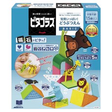 People 益智磁性積木BASIC系列 動物園組(2023), 1套, 多色