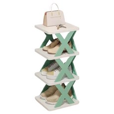 Noiwon 多層結構鞋櫃 4層, 1個, 藍色