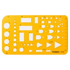 KORING 電氣正規模板 K-E3, 1個, 單一顏色