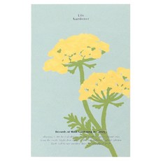 PAPERIAN 2026年Life Gardener子彈筆記手帳, 1個, 蒔蘿