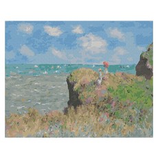 Play about DIY名畫油畫繪圖組 40 x 50 cm, 1套, 懸崖上的散步