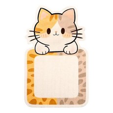 隨處可貼貓抓板, 1個, 三花貓 橘色