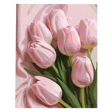 Play about DIY名畫油畫繪圖組 40 x 50 cm, 1套, 鬱金香花束