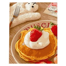 Play about DIY名畫油畫繪圖組 40 x 50 cm, 1套, 草莓週末