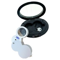 LAB&TOOLS 40倍便攜式珠寶放大鏡, 1個, 灰色