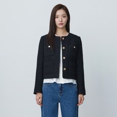 플라스틱아일랜드 여성용 트위드 자켓 PR4WJ563