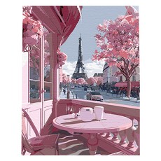 Play about DIY名畫油畫繪圖組 40 x 50 cm, 1套, 巴黎之春