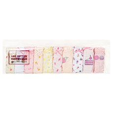 BASE ALPHA ESSENTIALS 女童純棉無螢光三角內褲 dessert 10件組