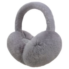 홍시유통 방한 방풍 긴털 귀마개, 그레이, 1개
