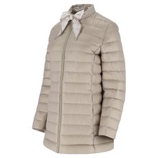 ELLE GOLF 女款圍巾可拆卸長版羽絨外套