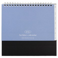 PAPERIAN 2026年 Archive 桌曆, 1個, 混合色