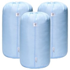 ROLL&STACK 棉被整理收納袋 M, 天空藍, 3個